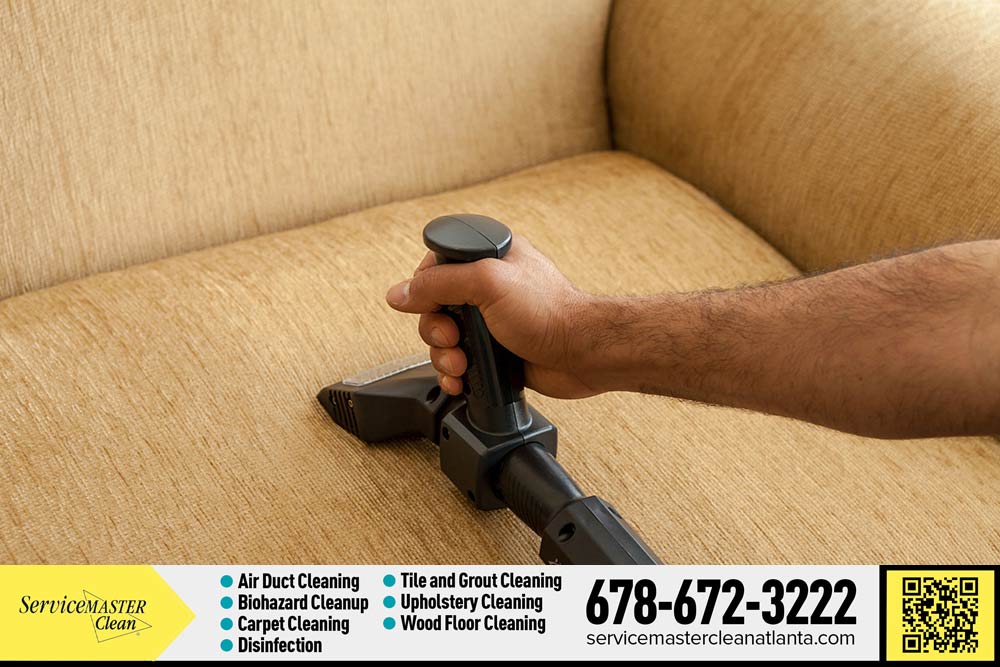 Upholstery Cleaning Card with Phone Number and Services